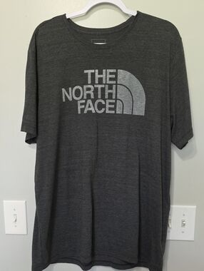The North Face Dark Gray Logo Short Sleeve Tee